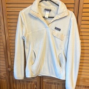 Patagonia Off-White Fleece Jacket
